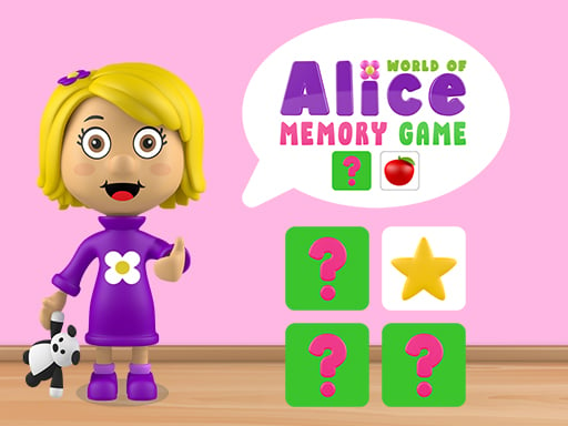 World of Alice Memory Game 